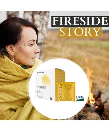 Organic Dong Ding Oolong Tea Bags - Hand Crafted, Powerful Antioxidant & Biodegradable - T SECRETEA Fireside Story - 15 Count Pack - Buy Online on GoSupps.com