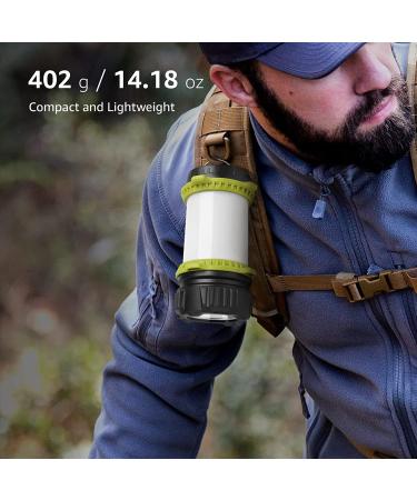 LE Rechargeable LED Camping Lantern - 500LM, 5 Light Modes, Power Bank, Waterproof - Perfect for Emergency, Outdoor, Hiking - USB Cable Included - Buy Online on GoSupps.com