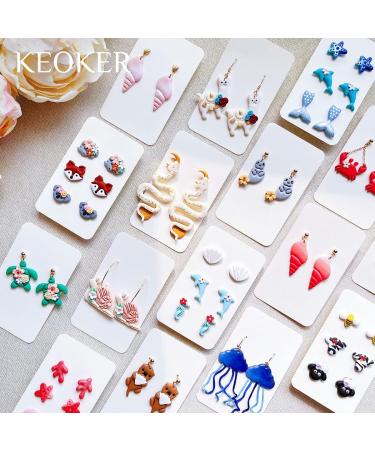 Ocean Polymer Clay Cutters - 12 Sea Life Shapes for Jewelry Making | Coastal Earring Cutters for DIY Polymer Clay Crafts - Buy Online on GoSupps.com