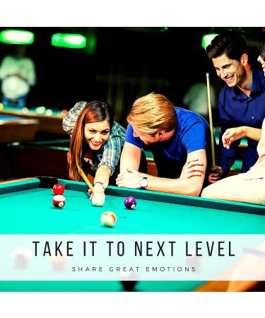 ELITER SPORTS Premium Phenolic Resin 5A Grade Pool Balls - Regulation Size and Weight - Complete 16 Ball Billiard Set - Buy Online on GoSupps.com
