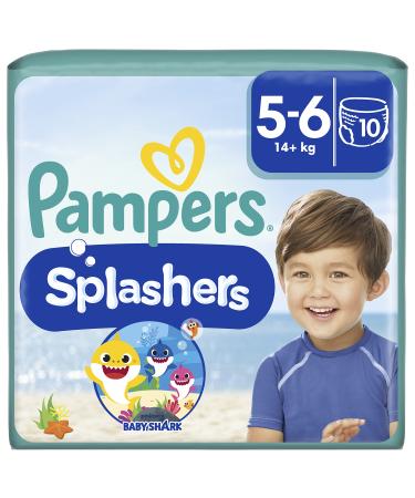 Pampers Splashers Disposable Swimming Nappies Size 5-6 10 Pants - Buy Online on GoSupps.com