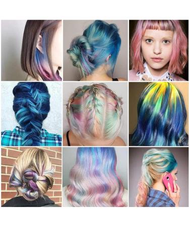 RoseFlower 6 Colours Hair Chalk Combs - Washable Temporary Hair Dye for Kids, Boys, Girls, Women - Pink, Purple, Blue, Orange - Carnival, Birthday, Cosplay, Halloween, Xmas - Buy Online on GoSupps.com