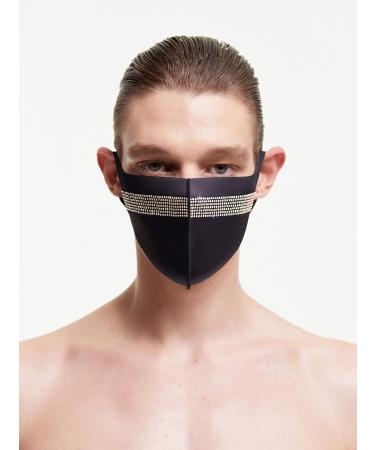 Buy LOOKA Protective Fashion Crystal Mask - Washable Reusable & Comfortable | AG Astro Gold (Medium) - International Shipping Available - Buy Online on GoSupps.com