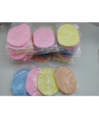 50 Pack Cleaning Sponge Wet Wipes - Soft Makeup Washing Sponges for Face & Powder | Random Colors - International Shipping - Buy Online on GoSupps.com