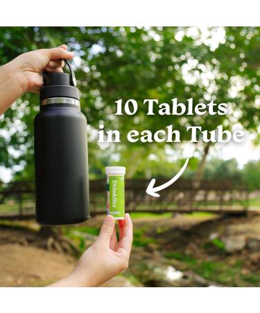 Buy Drinklits Lemon Lime Electrolyte Tablets | Natural Flavor Sugar-Free Hydration | 10 Tablets per Tube - International Shipping Available - Buy Online on GoSupps.com