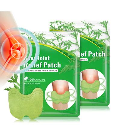 Flexiknee Natural Knee Pain Patch  Herbal Knee Patches for Relief  Joint Uncomfortable Wormwood Extract Sticker (2 Bags/24 Pcs)