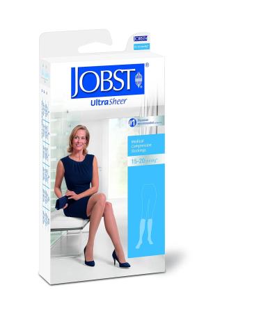 Buy BSN Medical Jobst Knee High Compression Stockings - Closed Toe Petite 15-20 mmHg Suntan - International Shipping Available - Buy Online on GoSupps.com
