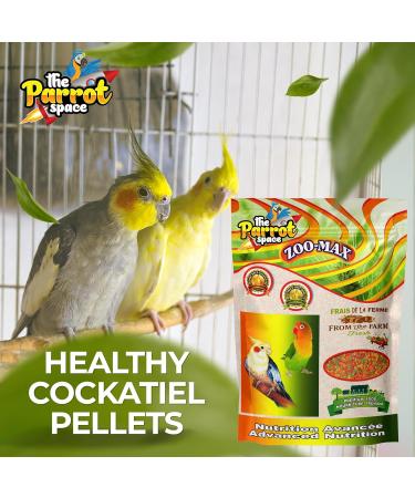 Zoo-MAX Conure Cockatiel Pellet Fresh from The Farm! - Buy Online on GoSupps.com