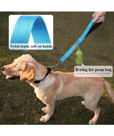 Vivaglory Short Dog Leash - Traffic Training Leash for Medium & Large Dogs | 46cm Sea Blue - Buy Online on GoSupps.com