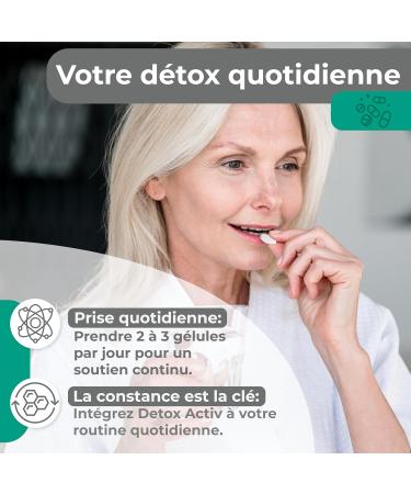 Nutrisolution I Detox Activ' I 90 Capsules I Detoxifying Food Supplement I Milk Thistle Detoxification of the Liver I Powerful and Fast Detox Cure I Elimination Toxins I Made in France - Buy Online on GoSupps.com