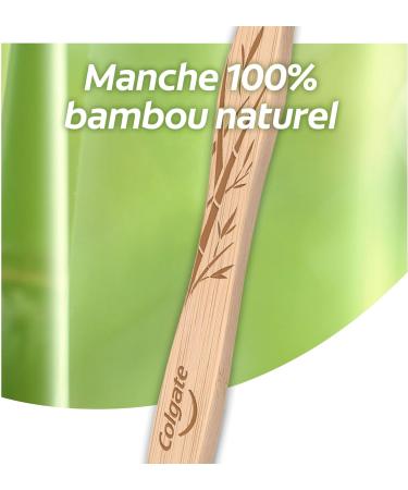 Eco-Friendly Colgate Bamboo Toothbrush with Charcoal - Soft & Biodegradable for Sensitive Teeth - Promotes Healthy Oral Care - Buy Online on GoSupps.com