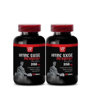 Nitric Oxide Supplements for Men - Nitric Oxide Unique Complex - AAKG Vascular Expansion OKG Nitric Oxide Circulation GKG Workout Nitric Oxide Synergy AKIC Recovery Support Nitric Tablets 2Bot