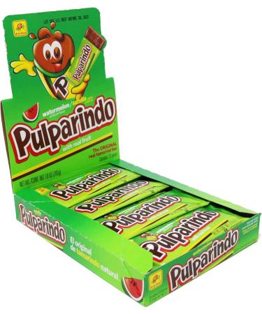 Pulparindo 5 Flavors Variety. Pulparindo Assortment Contains Pulparindo Chamoy Pulparindo Sandia Pulparindo Mango Pulparindo Spicy and Original Pulparindo Tamarind. 20 Count Per Box - Buy Online on GoSupps.com