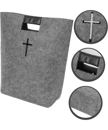 Felt Bible Tote Bible Bag Large Bible Cover Christian Carrying Case Bible Organizer Bag Bible/1 (Color : As Shown Size : 34x31cm) 34x31cm As Shown - Buy Online on GoSupps.com