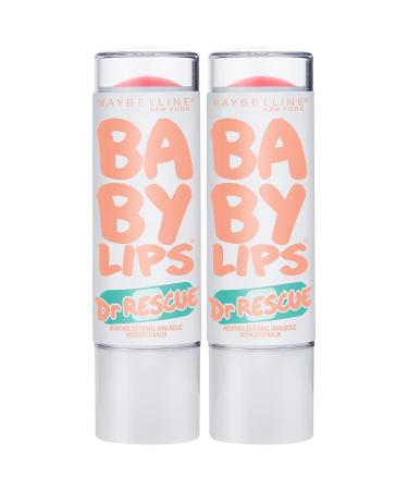Maybelline Baby Lips Dr. Rescue Medicated Lip Balm in Coral Crave - Pack of 2 - Buy Online on GoSupps.com