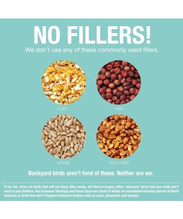 Wallis Johns Peanut Free Wild Bird Seed - Something for Everyone(3) Sunflower Chips (5lbs) - Buy Online on GoSupps.com