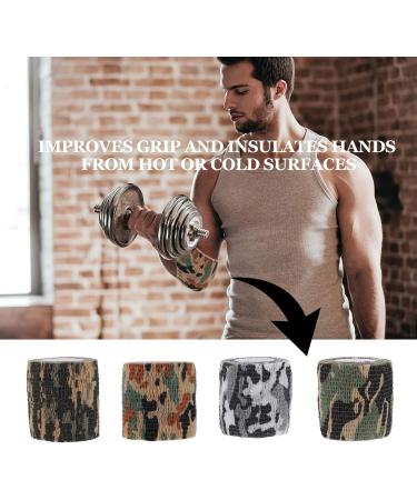 Milisten Camouflage Sports Athletic Tape - 4 Rolls Self-Adhesive Cohesive Bandages for Outdoor Use - Soft Compression Wraps - Buy Online on GoSupps.com
