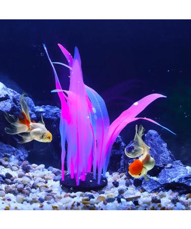 VOCOSTE Silicone Glowing Aquatic Artificial Seaweed Aquarium Kelp Pink - Buy Online on GoSupps.com