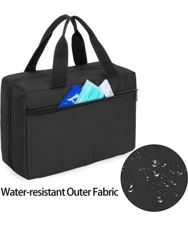 Trunab Small First Aid Kit Bag | Portable & Empty Emergency Trauma Bag for Car, Home, Camping, Hiking | Black - Bag Only - Buy Online on GoSupps.com
