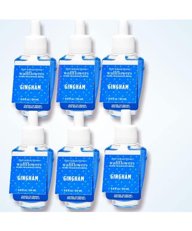 Bath and Body Works 6 Pack Gingham Wallflowers Fragrance Refill 0.8 Oz. - Buy Online on GoSupps.com