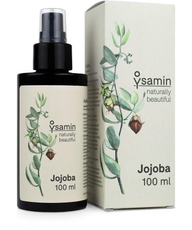 Jojoba oil cold pressed organic 100 % pure especially for dry skin & hair lips face nails beard body massage diy cosmetics (basic oil) baby.Helps with acne & strain strips 100 ml