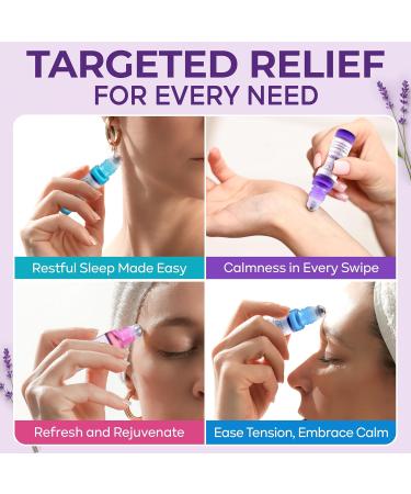 4 Pcs Roll On Essential Oils Set - Essential Oil Roll On Set for Relaxation & Sleep Aid Essential Oil Roller Set Travel Size 0.35 fl oz - Buy Online on GoSupps.com