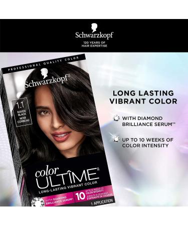 Schwarzkopf Color Ultime Raven Black Hair Color Cream - Buy Online on GoSupps.com