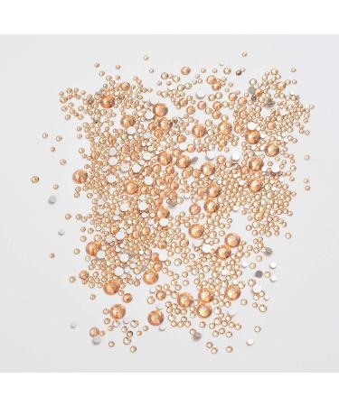4300 Flat Back Nail Art Rhinestones Set with Storage Box & Picking Pen - Champagne | 6 Sizes (2-6.5mm) for DIY Crafts - Buy Online on GoSupps.com