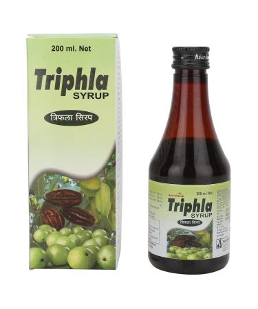 Asia Biotech Triphala Syrup | A Natural Laxative Useful for Improving Body Immunity Blood Purification Skin Problems Digestion & Hyperacidity Liver Disorders - 200ml x 2 Pcs (Pack of 2)