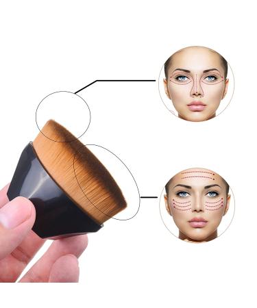 Diamond Shield Flat Top Kabuki Makeup Brush - Powder Foundation Application - Buy Online on GoSupps.com