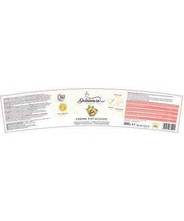 Pistachio Cream 15% Flavor Refined Sweet Melts Spreadable on Ice Cream Desserts Bread Biscuits for Filling Cakes Crepes Gluten-Free Home or Professional Use 500g Pack - Buy Online on GoSupps.com