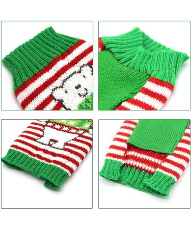 ABRRLO Christmas Dog Sweater - Warm Pet Sweater for Small & Medium Dogs (Bear-01 Size L) - Buy Online on GoSupps.com