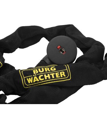 Castle W chter 580 90 Black Square Chain Lock - Secure Your Bicycle Motorcycle E-Scooter & Garden Furniture - 90cm Keyed Cylinder Lock - Buy Online on GoSupps.com