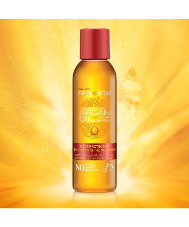 Creme of Nature Argan Oil for Hair Smooth & Shine Hair Polisher Argan Oil of Morocco for Anti Frizz Control 4 Fl Oz (Pack of 2) - Buy Online on GoSupps.com