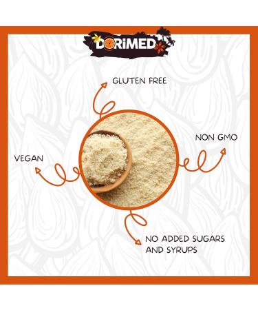 Powdered Almonds 1 Kg | 100% Natural | Ideal for recipes and for making almond milk and almond-based drinks - Buy Online on GoSupps.com