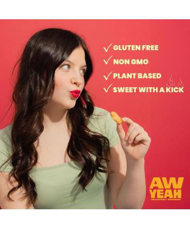 AwYeah Strawberry Sizzle Mini Cookies Sweet & Spicy Gluten-Free Vegan 3.5oz (3 Pack) All-Natural Non-GMO Poppable Treat with Real Fruit Lime & Sea Salt Perfect for Snacking or Sharing! - Buy Online on GoSupps.com