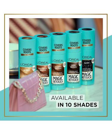 L’Oréal Paris Magic Retouch Instant Root Concealer Spray Quick Grey Coverage - Shade: Dark Blonde, 75ml - Buy Online on GoSupps.com