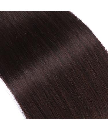 Micro Ring Hair Extensions #2 Dark Brown 50cm - 150 Strands 100% Remy Real Hair | Easy Application | Professional Quality - Buy Online on GoSupps.com