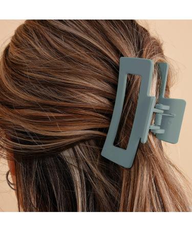 6 Pack Square Claw Clips for Women - Medium Non-Slip Hair Clips - Matte Hair claws - Strong Styling Accessories - Jumbo Clip for Thin Hair - Light Color - Buy Online on GoSupps.com