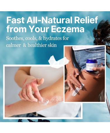 Natural Soothing Cream for Eczema & Psoriasis | Sea Moss & Colloidal Oats | Hydrating Sensitive Skin Cream (4 Oz - Buy Online on GoSupps.com