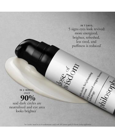 philosophy dose of wisdom bouncy skin reactivating facial serum - with hyaluronic acid vitamin C & a patented vitality booster - delivers skin that is bouncy plumped & radiant in one week 1.5 Ounce (Pack of 1) - Buy Online on GoSupps.com