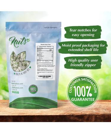 NUTS U.S. Wasabi Coated Green Peas - Crunchy & Spicy 3lb Resealable Bag - Buy Online on GoSupps.com