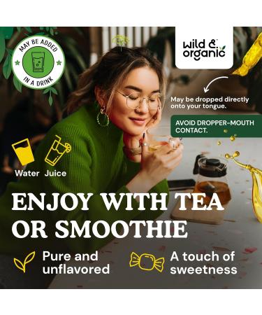 Wild & Organic Lomatium Root Tincture - Alcohol Free Vegan Supplement | Lomatium Dissectum Liquid Drops - 4 fl oz - Buy Online on GoSupps.com