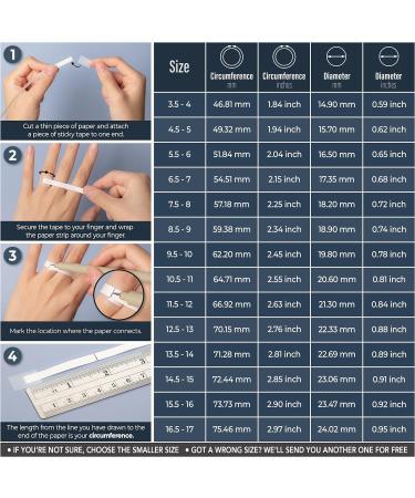 ThunderFit Women's Stackable Thin Braided Silicone Wedding Bands - Black Light Marble - 8.5/9 (18.9mm) - 16/8/4 Packs for Active Lifestyles - Buy Online on GoSupps.com