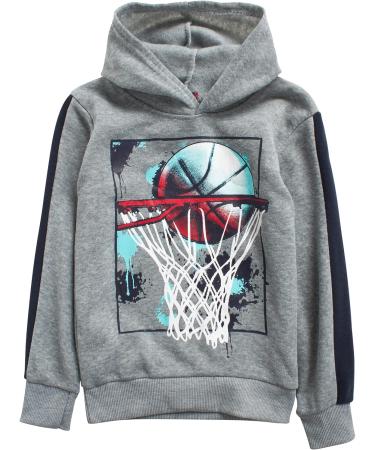 Boys' Retro 3-Piece Sweatsuit Set | Fleece Hoodie and Jogger Sweatpants (12M-7) Navy Hoop - Buy Online on GoSupps.com