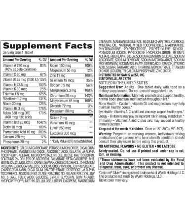 Member's Mark Adults 50+ Multivitamin - 400 ct. | Essential Daily Support - Buy Online on GoSupps.com