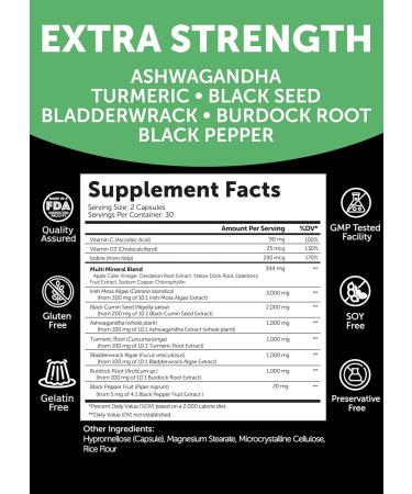 Lunakai USA Made Moringa & Sea Moss Capsules Bundle 6-in-1 & 16-in-1 Advanced Blends 60 Non-GMO Veggie Capsules Each - Buy Online on GoSupps.com