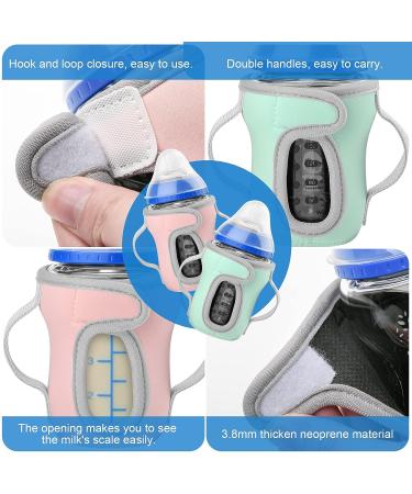 Beautyflier Glass Baby Bottle Sleeve Covers for Tommee Tippee Nature Baby Bottles with Dual Handle  3.8mm Thicken Heat and Cold Retention Baby Bottle Sleeve (9OZ) 9 Ounce - Buy Online on GoSupps.com