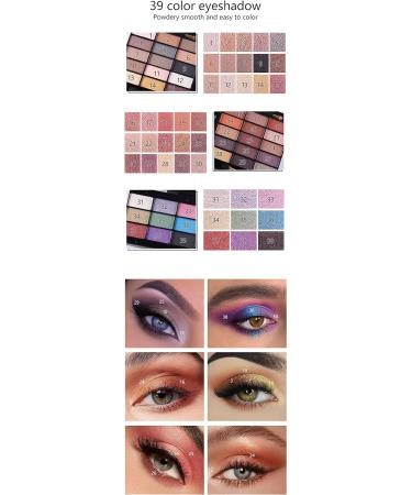 39 Colors Make up set teenagers girls Cosmetic Palette Set include Eyeshadow Palette Lipstick Blush Foundation Concealer Face Powder Mascara Lipgloss Brush for Every Woman 39PCS - Buy Online on GoSupps.com