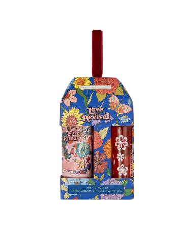 Heathcote & Ivory Love Revival Hippie Power Hand Cream & Pulse Point Oil Set
